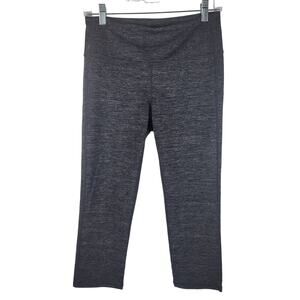 Athleta Heathered Gray Athleta Hiking Yoga Capri Leggings Women's Small